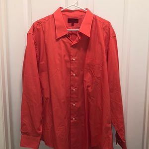 Men’s orange dress shirt